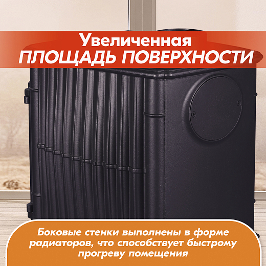 07 Печь-камин Маэстро Прометалл 2000х2000